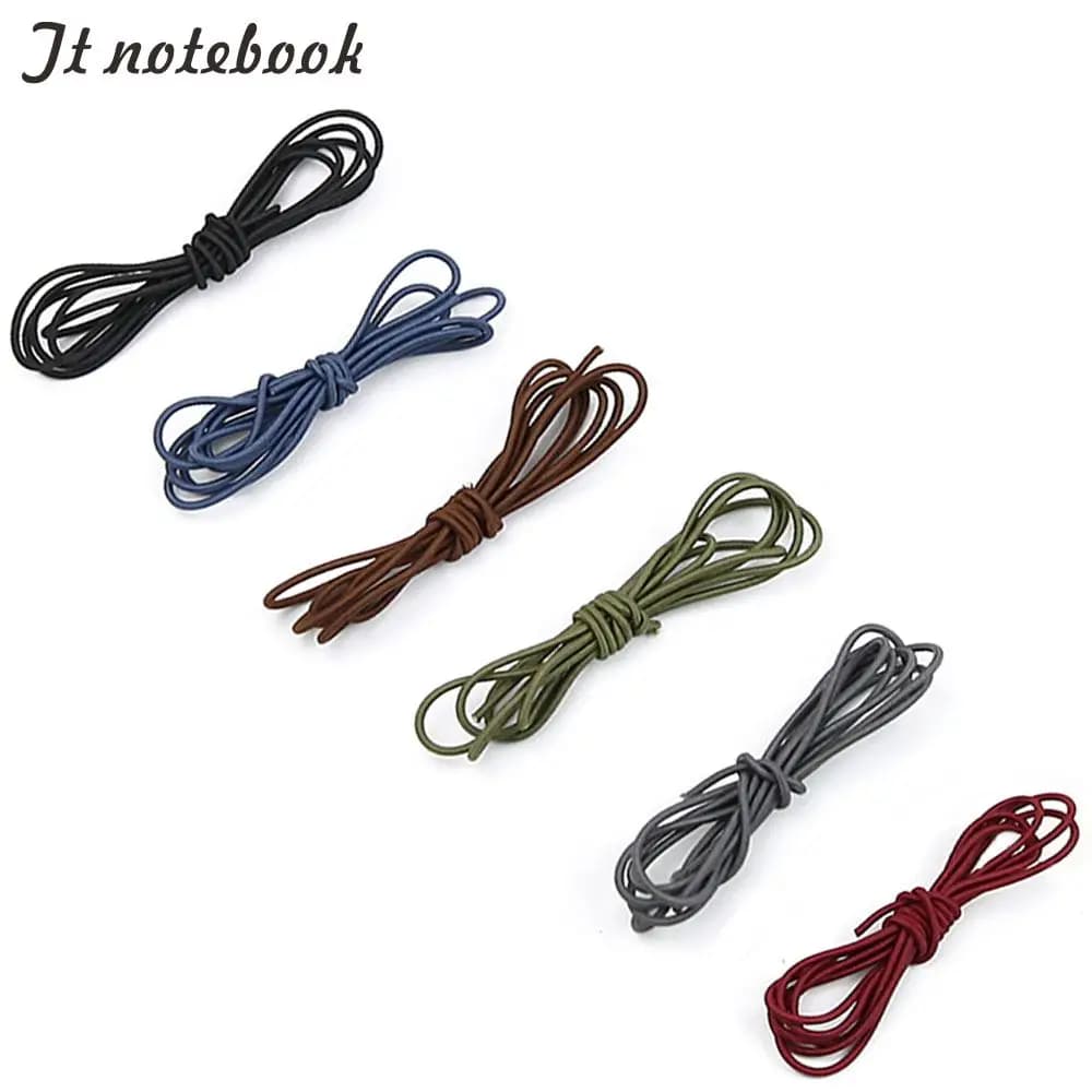 Vintage Travelers Notebook Rubber Elastic Band For Midori Planner Inner Core Filler Paper Nylon Rope Diary Journal Accessories