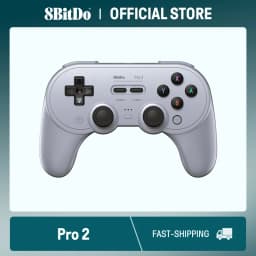 8BitDo New Pro 2 Bluetooth Gamepad with Hall Effect Joystick for Switch 2,1, PC, macOS, Android, Steam Deck & Raspberry Pi