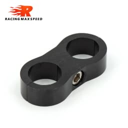 1Pcs Universal AN4 AN6 AN8 AN10 Billet Oil Fuel Water Hose Tube Seprator Divider Clamp aluminum line separator