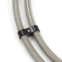1Pcs Universal AN4 AN6 AN8 AN10 Billet Oil Fuel Water Hose Tube Seprator Divider Clamp aluminum line separator