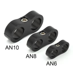 1Pcs Universal AN4 AN6 AN8 AN10 Billet Oil Fuel Water Hose Tube Seprator Divider Clamp aluminum line separator