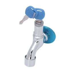 High Quality Anti-theft Sink Faucet With Lock Key Single Handle Lockable Household Washing Water Tap DropShipping For Outdoor