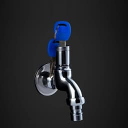 High Quality Anti-theft Sink Faucet With Lock Key Single Handle Lockable Household Washing Water Tap DropShipping For Outdoor
