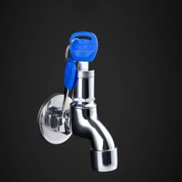High Quality Anti-theft Sink Faucet With Lock Key Single Handle Lockable Household Washing Water Tap DropShipping For Outdoor