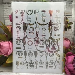 A4 29cm Moon Road Tree Night DIY Layering Stencils Wall Painting Scrapbook Coloring Embossing Album Decorative Template