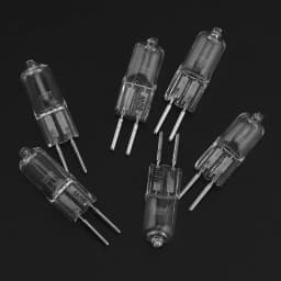 10pcs G5.3 12V 20W/35W/50W Halogen Light Bulbs Long Life Capsule Lamps Warm White Clear Bulbs