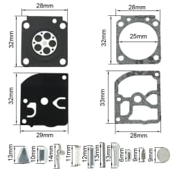 Carburetor Repair Rebuilt Kit Gasket Diaphragm for Zama RB-40 C1Q-S36 C1Q-S34 Stihl FS350 FS450 FS120 FS400 FS250 FS200 FS300