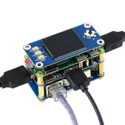 Raspberry Pi PoE Ethernet USB HUB HAT 3 X USB 2.0 Ports RJ45 802.3af RTL8152B Compatible for Raspberry Pi Zero W WH 1.3