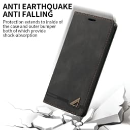 Wallet Anti-theft Brush With Card Slot Magnetic Flip Leather For Samsung Galaxy S26 FE S25 Ultra S24 Plus S23 S22 S21 S20 S10 S9