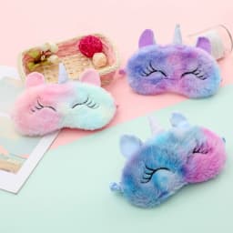 Cartoon Unicorn Party Anime Sleeping Mask Kids Gift Cute Blindfolds Travel Sleep Eye Band Shade Rest Eyepatch