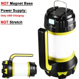 ZK30 8000 Lumen 100W Long Use,USB Rechargeable LED Torch Camping Lantern Water Resistant Outdoor Search Flashlight for Fish Hunt