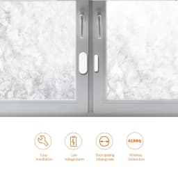 Staniot DS100 433mhz Alarm Accessories Smart Remote Control Wireless Door and Window Alarm Sensor Door Open/Closed Detecors