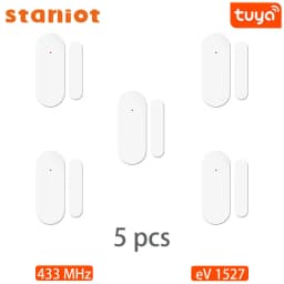 Staniot DS100 433mhz Alarm Accessories Smart Remote Control Wireless Door and Window Alarm Sensor Door Open/Closed Detecors