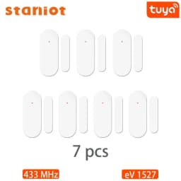 Staniot DS100 433mhz Alarm Accessories Smart Remote Control Wireless Door and Window Alarm Sensor Door Open/Closed Detecors