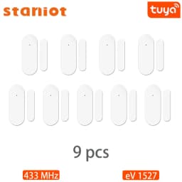 Staniot DS100 433mhz Alarm Accessories Smart Remote Control Wireless Door and Window Alarm Sensor Door Open/Closed Detecors