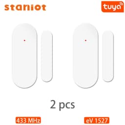 Staniot DS100 433mhz Alarm Accessories Smart Remote Control Wireless Door and Window Alarm Sensor Door Open/Closed Detecors