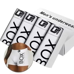 1/2/3/4 Pcs ORLVS Mens Boxer Sexy Underwear Soft Long Cotton Soft Underpants Male Panties 3D Pouch Shorts Under Wear Pants Short