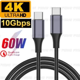 USB3.2 Gen2 10Gbps Type-C 3.1 Cable 4K Vidio Cable USB Type C 5A 100W fast charging QC5.0 Cable For Samsung S21 Macbook Pro