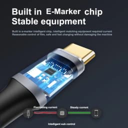 USB3.2 Gen2 10Gbps Type-C 3.1 Cable 4K Vidio Cable USB Type C 5A 100W fast charging QC5.0 Cable For Samsung S21 Macbook Pro