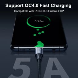 USB3.2 Gen2 10Gbps Type-C 3.1 Cable 4K Vidio Cable USB Type C 5A 100W fast charging QC5.0 Cable For Samsung S21 Macbook Pro