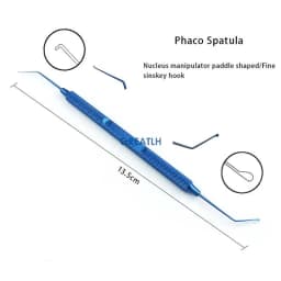 Titanium Double Phaco Chopper Spatula Manipulator Sinskey Hook Ophthalmic Instrument Double Eyelid Tool