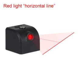Mini Laser Horizontal Indoor Golf Assistive Device with Ultra Strong Green/Red Laser Beam, Portable with Battery