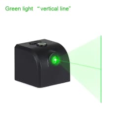 Mini Laser Horizontal Indoor Golf Assistive Device with Ultra Strong Green/Red Laser Beam, Portable with Battery