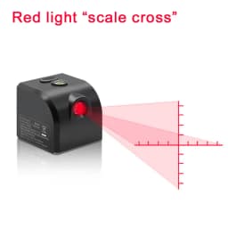 Mini Laser Horizontal Indoor Golf Assistive Device with Ultra Strong Green/Red Laser Beam, Portable with Battery