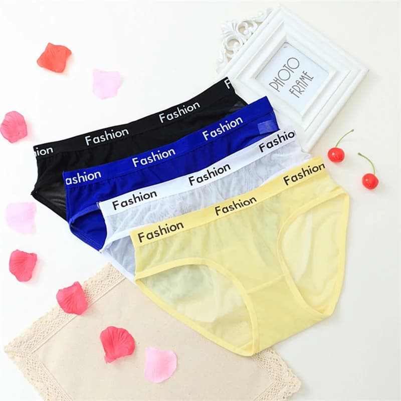 M L XL Fashion Letter Panties Sexy Lace Underwear Ladies Low-rise Briefs Underpants Girls Geometric Panty Female Lingerie