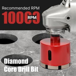 HEDA 6-16mm M14 Thread Sintering Wet Diamond Drill Bit Angle Grinder Hole Saw For Granite Tile Marble Concrete Quartzit