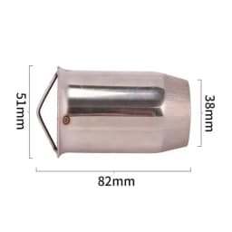 61mm Motorcycle Universal Exhaust Pipe DB Killer Reduce Noise 51mm Escape Muffler Silencer For Kawasaki Honda Suzuki BMW Yamaha