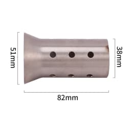 61mm Motorcycle Universal Exhaust Pipe DB Killer Reduce Noise 51mm Escape Muffler Silencer For Kawasaki Honda Suzuki BMW Yamaha