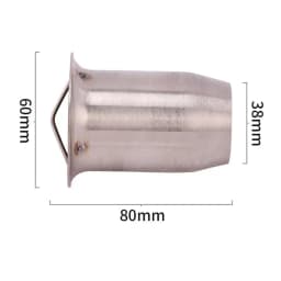 61mm Motorcycle Universal Exhaust Pipe DB Killer Reduce Noise 51mm Escape Muffler Silencer For Kawasaki Honda Suzuki BMW Yamaha