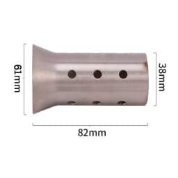 61mm Motorcycle Universal Exhaust Pipe DB Killer Reduce Noise 51mm Escape Muffler Silencer For Kawasaki Honda Suzuki BMW Yamaha