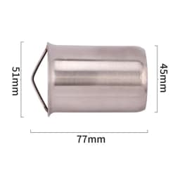61mm Motorcycle Universal Exhaust Pipe DB Killer Reduce Noise 51mm Escape Muffler Silencer For Kawasaki Honda Suzuki BMW Yamaha