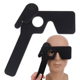 Black Lorgnette Occluder Multi 17 Pin Hole Hand Occluder Optometry Instrument Tool Sleeping Care
