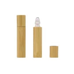 3ml 5ml 10ml Bamboo Wood Bottle Perfume Empty Oil Bottle Stainless Roll On Ball Perfume Aromatherapy Bottle Oil Roller Bottle