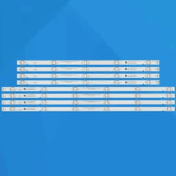 8pcs/set LED Backlight Strip For PTV55U21 55UJ6300 55UJ6000 55UJ6200 55UJ620V 55LJ620V RF-AZ550E30-0601B-12 0501A A4