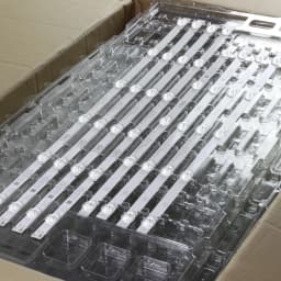 8pcs/set LED Backlight Strip For PTV55U21 55UJ6300 55UJ6000 55UJ6200 55UJ620V 55LJ620V RF-AZ550E30-0601B-12 0501A A4