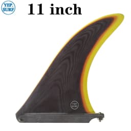 Longboard Fin Fiberglass 7/8/9/10.25/11inch Single Fin 1pc Surf Fins For Sup Central Surf Fin Multicolor Surfboard Fin Quillas