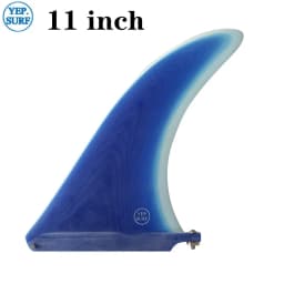 Longboard Fin Fiberglass 7/8/9/10.25/11inch Single Fin 1pc Surf Fins For Sup Central Surf Fin Multicolor Surfboard Fin Quillas