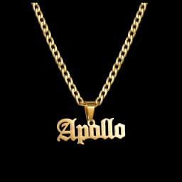 Customized Fashion Stainless Steel Name Necklace Personalized Letter 5mm NK Thick Chain for Women Men Pendant Nameplate Gift