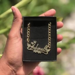Customized Fashion Stainless Steel Name Necklace Personalized Letter 5mm NK Thick Chain for Women Men Pendant Nameplate Gift