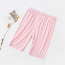 Summer Thin Children Clothing Candy Solid Color Modal Girls Leggings Knne Length Five Casual Pants for Kids Clothes 2-12 Years