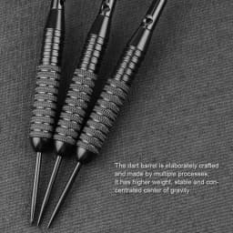 CyeeLife 26 Gram Darts Steel Tip with Dart Bag & Extra Standard Flights & Plastic Accessory, House Dart Set 3 Packs
