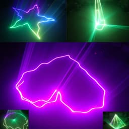 500mW Laser Light Holiday Stage Device 90-240V RGB 3D DJ Equipment Disco Christmas Wedding Projector