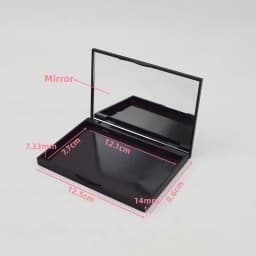 5pack Rectangular Magnet Makeup Palette Dispensing Eyeshadow Lipstick Dish Blush Powder Magnetic Storage Box Empty Plate F3387