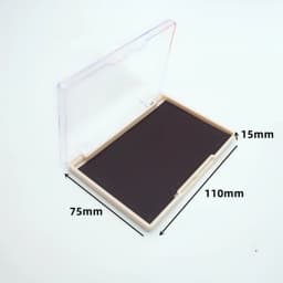 5pack Rectangular Magnet Makeup Palette Dispensing Eyeshadow Lipstick Dish Blush Powder Magnetic Storage Box Empty Plate F3387
