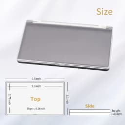 5pack Rectangular Magnet Makeup Palette Dispensing Eyeshadow Lipstick Dish Blush Powder Magnetic Storage Box Empty Plate F3387