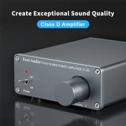 Fosi Audio 2 Channel TPA3116D2 Stereo Audio Class D Amplifier 50W X 2 - V1.0 Power Amplifier For Home Passive Speakers